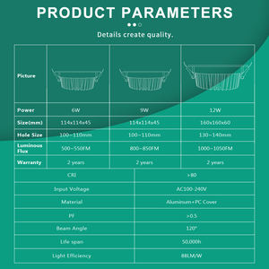 GL-D-004P Gledopto 9W RGBW y CCT, Iluminación Empotrada Inteligente Ajustable, Downlights Atenuables para Hogar Inteligente - Product Image 6