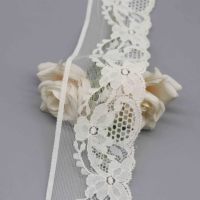 Dentelle française élégante et luxueuse en gros, bordure florale en nylon et coton, personnalisable pour robe de mariée, lingerie, décoration sexy