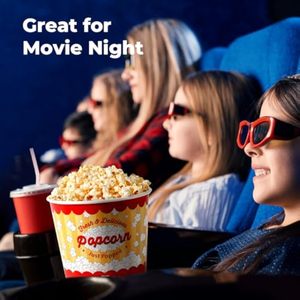 Contenedor de Palomitas de Maíz de Papel con Logotipo Personalizado de Fábrica, Contenedor Desechable de Grado Alimenticio para Cine, Carnaval, Fiestas y Empaque de Bocadillos - Product Image 2