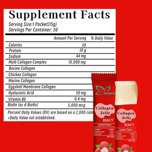 Palitos de Gelatina de Colágeno Múltiple a Precio de Mayoreo, Apoyan la Salud de la Piel, Colágeno Marino, Bajo en Calorías, Gelatina con Biotina, Suplemento Vitamínico - Product Image 6