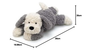 Peluche de Perro <span class=keywords><strong>Pastor</strong></span> Jellycatt de 30 cm, Juguete de Peluche de Alta Calidad con Relleno de Algodón PP, Muñeco de Cachorro Suave y Abrazable - Product Image 2