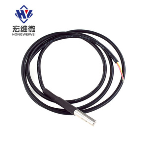 Sensor de Temperatura Micro DS18B20 Hongwei, Encapsulado a Prueba de Agua, para Horno Eléctrico, Funcionamiento a 50°C - Product Image 1