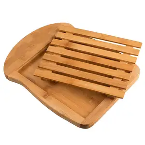 Tabla de cortar pan de madera de bambú, materiales naturales de alta calidad, precio barato de Vietnam