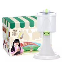 Nouvelle machine à glace molle compacte pour la maison, pour la préparation de glaces aux fruits et au lait, haute productivité