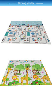 Tappetino da Gioco per Bambini 200cm*180cm Multiuso, Educativo, Pieghevole, per Interni ed Esterni, Non Tossico in XPE - Product Image 4