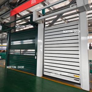 Puerta de almacén Puerta de persiana enrollable de acero inoxidable de alta velocidad de aluminio Puertas <span class=keywords><strong>enrollables</strong></span> Puerta enrollable de alta calidad - Product Image 1