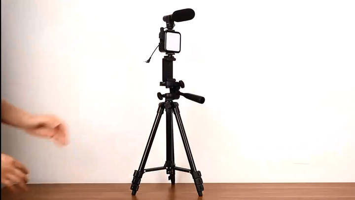 Tripod Vlog Camera Kit 50'' Camera Tripod Vlogging Kit Dslr Slr
