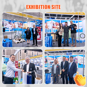 Film Stretch LLDPE nero 50cm * 300m * 20mic traslucido <span class=keywords><strong>imballaggio</strong></span> in plastica morbida per verniciatura Aerosol uso industriale e chimico - Product Image 6