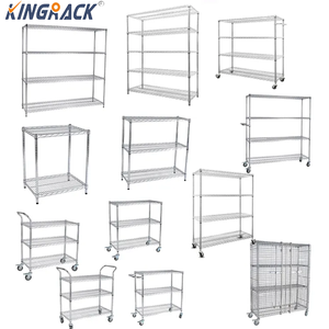 <strong>Industrial</strong> Grade 5-Layer Adjustable Stainless Steel <strong>Shelving</strong> <strong>Unit</strong> for Electronics Factory Heavy Duty &amp; Anti-rust Design - Product Image 2