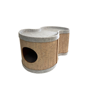 LEECORK Neues Design Cat Resting Place Umwelt freundlich Cork Cat Tree house Neuheit Kitty House Luxus Cork Cat Tree Nest - Product Image 5