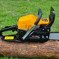 Tronçonneuse professionnelle super puissante 62CC pour la coupe du bois, disponible en ligne avec logo