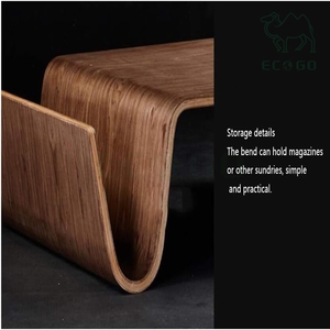 โต๊ะวางทีวีไม้ โต๊ะน้ำชา โต๊ะทำงาน ดีไซน์หรูหราทันสมัย สำหรับห้องนั่งเล่น - Product Image 3