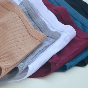 6個コットン女性パンティーレディースプラスサイズ下着ハイウエストブリーフ通気性無地女性ランジェリーショーツ - Product Image 3