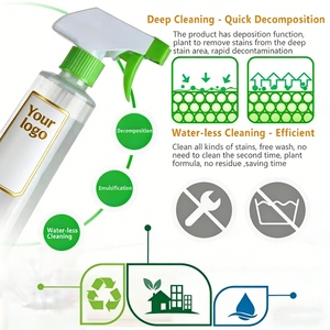 Nettoyant multi-surfaces écologique pour la maison, les carreaux, les comptoirs <span class=keywords><strong>de</strong></span> <span class=keywords><strong>cuisine</strong></span>, les murs et les tables - Vaporisateur nettoyant au parfum frais - Product Image 4