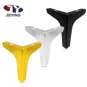 Pieds de support de meubles en forme de Y Jieying, pièces de meubles de haute qualité, pieds de canapé décoratifs en métal, accessoires de quincaillerie - Product Image 1
