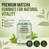 Gummies d'extrait de thé vert Matcha Ausreson OEM – Compléments alimentaires à base de plantes pour la beauté et l'immunité – Halal – Gummies de thé vert Matcha de Chine