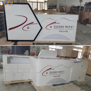 Suşi <span class=keywords><strong>Bar</strong></span> iç özel Logo beyaz aydınlatmalı Corian havaalanı otel kahve yat tatil deniz gıda restoran suşi dükkanı <span class=keywords><strong>Bar</strong></span> sayacı - Product Image 4