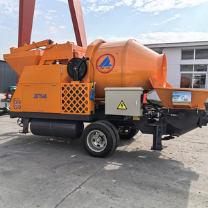 Various Mechanical Equipment <b>Small</b> Concrete Mixer with Passing <b>Pump</b> Feeding Dry Mix and - Product Image 6