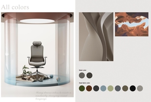 Anji <span class=keywords><strong>Koho</strong></span> Factory Chaise à dossier haut en maille Mobilier de bureau pivotant Meilleur bureau ergonomique Chaise de bureau pour ordinateur Sillas De Oficina - Product Image 4