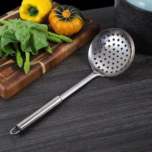 Cuchara Coladora de Cocina para Aceite y Espumadera para Fideos, Cuchara Ranurada Tipo Colador de Acero Inoxidable 410, Estilo Europeo - Product Image 4