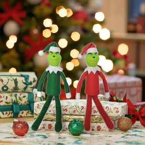 Babbo Natale malvagio e elfo natalizio divertenti e decorazioni natalizie Festive - Product Image 3