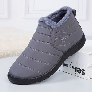 Stivali da neve da <span class=keywords><strong>donna</strong></span> più venduti taglie 46 stivaletti in pelliccia invernale <span class=keywords><strong>scarpe</strong></span> di cotone trapuntate <span class=keywords><strong>impermeabili</strong></span> con Sole antiscivolo - Product Image 3