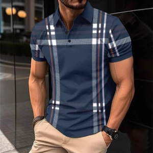 Polo da Golf Estive da Uomo in Jacquard a Maniche Corte, Casual, Personalizzabili con Stampa Goth, Asciugatura Rapida - Vendita all'Ingrosso - Product Image 3