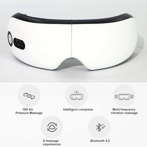 Heated eye massager goggles <b>Bluetooth</b> eye comfort device Warm compress eye massager Office travel eye massager - Product Image 3
