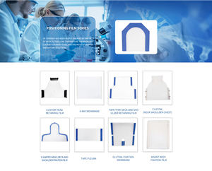 Radioterapia termoplastica maschera plastica immobilizzazione medica per i pazienti con tumore al cervello con il trattamento del cancro al cervello - Product Image 2