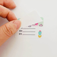 Étiquettes adhésives personnalisées multicouches imperméables à décoller, de haute qualité, pour livrets, impression CMJN recto-verso, pour supermarchés