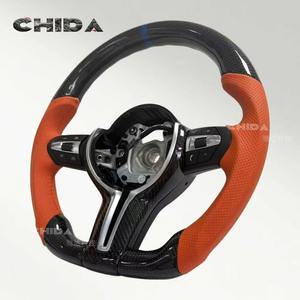 Volante Deportivo de Cuero Personalizado con Fibra de Carbono, Diseño Deportivo, Compatible con F10 F15 F31 F40 X3 E83 X5 <span class=keywords><strong>450i</strong></span> Todos los Modelos - Product Image 6