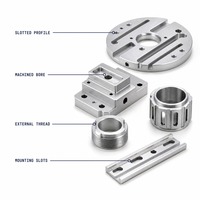Pièces métalliques de précision CNC à prototype rapide 3/4/5 axes, pièces usinées et tournées en alliage d'aluminium personnalisées, services d'usinage CNC