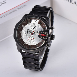 Uomini Del Quarzo Del Giappone Orologi di Moda In Acciaio Pieno Casuale 3ATM Water Resistant Sport Maschio <span class=keywords><strong>Orologio</strong></span> <span class=keywords><strong>Da</strong></span> <span class=keywords><strong>Polso</strong></span> - Product Image 1