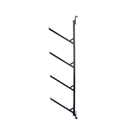 Système de rangement DIY robuste pour roues en alliage, pour la modification de conteneurs maritimes, support de rayonnage tubulaire à 1/2/3/4 niveaux