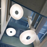 Minimaliste Salon Chambre Hôtel Lumière Circulaire Donut Led Anneau Lustre Pendentif Lumière Maison