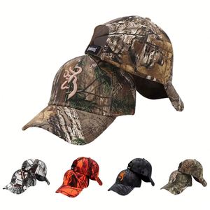 Casquette de baseball 100 % coton de haute qualité pour hommes et femmes, idéale pour les sports de plein air, la chasse en jungle, chapeau de soleil tendance pour adultes, broderie camouflage - Product Image 1