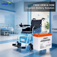 Batterie pour fauteuil roulant 24V150AH 3.6KWh, technologie LFP avancée, haute densité énergétique, 6000 cycles, pour scooter de mobilité pliable
