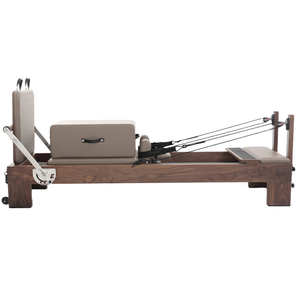 Reformer de Pilates de Madera de Nogal OEM/ODM para Estudios de Pilates Comerciales y Entrenamiento de Instructores de Pilates - Modelo AM-200R Directo de Fábrica - Product Image 1