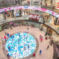 Interactive P3.91 Indoor LED Dance Floor Self-Service Business Display pour magasin de détail Centre commercial Welcome Display SDK