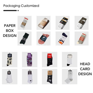 Chaussettes de sport personnalisées Beckon de haute qualité en coton avec motif jacquard, respirantes, personnalisables avec votre propre logo - Product Image 4