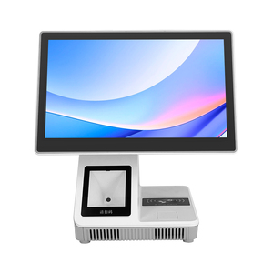 13.3 인치 터치 듀얼 스크린 POS 금전 등록기 스캔 및 프린터 기능 - Product Image 1