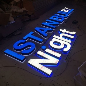 Panneau à lettres LED personnalisées rétroéclairé, grand panneau LED pour publicité extérieure, enseignes LED 3D - Product Image 3