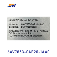 6AV7853-0AE20-1AA0 SIEMENS SIMATIC Panel PC 477B Écran tactile 15 pouces 6AV7853-0AE20-1AA0