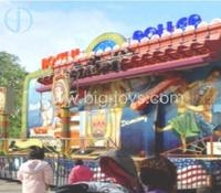 Miami Carnival Game Trailer Crazy Wave Rides à vendre-Attractions de la fête foraine pour les installations du parc d'attractions