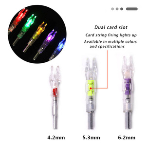 Bắn cung săn bắn LED thắp sáng nocks cho ID 4.2/ 6.2/5.2/7.6mm Mũi Tên trục tự động gõ đuôi cho hợp chất recurve/cung dài - Product Image 2