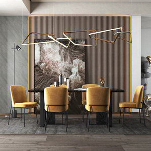 Melinco 176 <span class=keywords><strong>PVC</strong></span> trang trí tường và trần tấm giả GỖ PHÒNG KHÁCH tường bao gồm thiết kế hiện đại hộ gia đình sử dụng tường Bảng điều khiển - Product Image 1