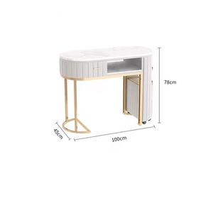 <b>Nail</b> Salon <b>Table</b> and Chairs Wholesale Set Combination of Modern Manicure <b>Table</b> Special Economic <b>Nail</b> <b>Table</b> Light Luxury Style - Product Image 3