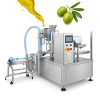 Machine de remplissage et d'emballage certifiée pour sachets verticaux d'huile de palme, d'huile d'olive et d'huile de piment, 1 kg, 2 kg