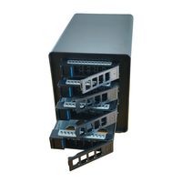 4-дисковый NAS-сервер на базе AMD R5 3550H с двумя портами 2.5G LAN, DDR4 SO-DIMM, M.2 PCIe, SATA, для хранения данных, Windows 10/11, Linux, домашнего медиацентра
