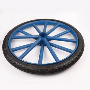 水泥车用重型免平橡胶轮胎，26英寸重型厚，带可视汽车聚氨酯车轮